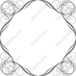 Elegant Ornate Swirl Frame