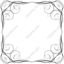 Elegant Swirl Frame