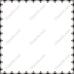 Elegant Scalloped Frame