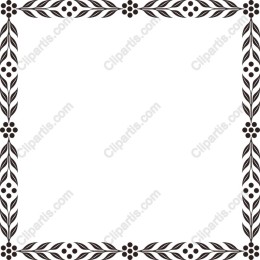 Elegant Floral Border