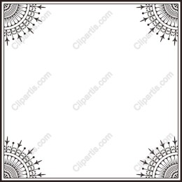 Elegant Mandala Frame