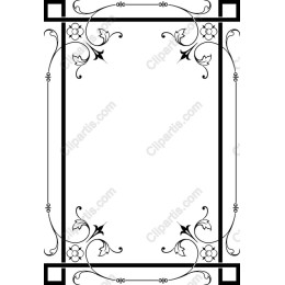 Elegant Vintage Floral Frame