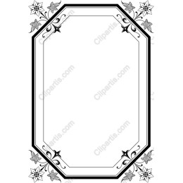 Elegant Floral Ornament Frame