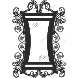 Vintage Ornate Mirror