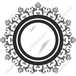 Ornate Vintage Mirror Frame