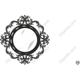 Vintage Ornate Mirror