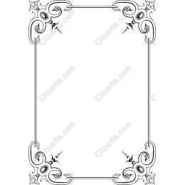 Vintage Floral Frame