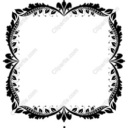 Elegant Decorative Floral Frame
