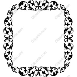 Intricate Floral Frame