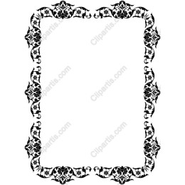 Decorative Floral Frame