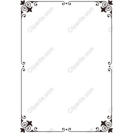 Vintage Floral Border