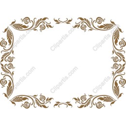 Floral Decorative Frame