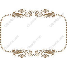 Elegant Floral Decorative Frame