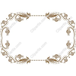 Elegant Floral Border