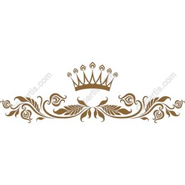 Ornate Flourish with Crown
