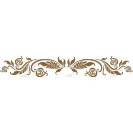 Elegant Floral Decorative Border