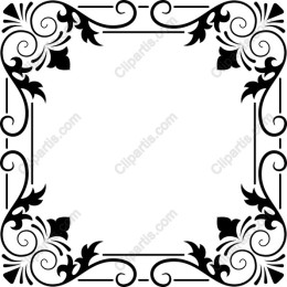Ornate Floral Frame