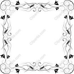 Elegant Floral Frame