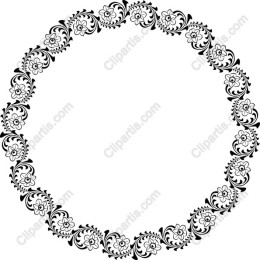Elegant Floral Circle