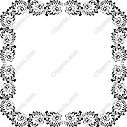Floral Decorative Frame