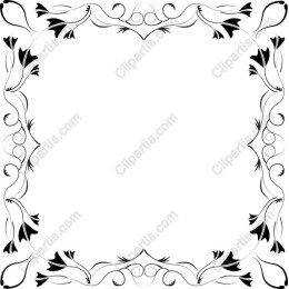 Elegant Floral Decorative Frame
