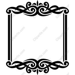 Elegant Decorative Scroll Frame
