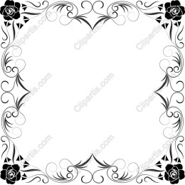 Elegant Floral Frame