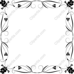 Elegant Floral Frame