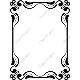 Elegant Black Ornate Frame
