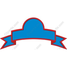 Vibrant Blue and Red Banner