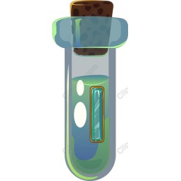 Colorful Laboratory Test Tube