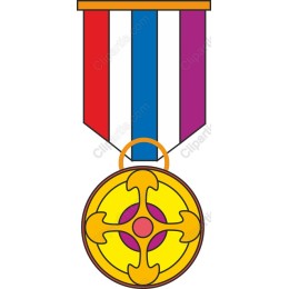Vibrant Medal for Celebrations
