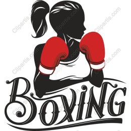 Dynamic Female Boxer