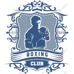 Boxing Club Vintage Emblem