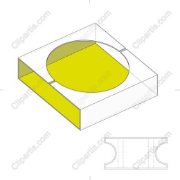 Versatile Yellow Circular Container