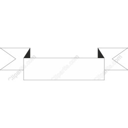 Blank Ribbon Banner