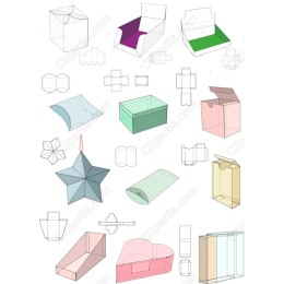  Packaging Clipart Set - Bundle