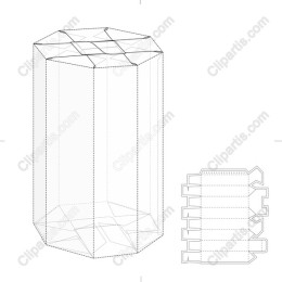 Hexagonal Packaging Template