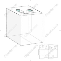 3D Transparent Packaging Box
