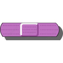 Charming Purple Bandage