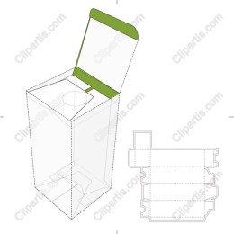 Versatile Carton Box with Green Lid