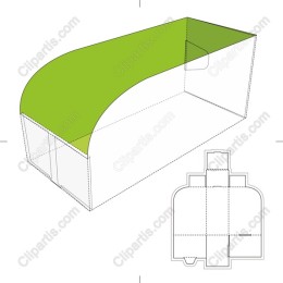 Elegant Green Lid Gift Box