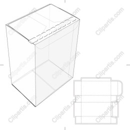Clear Box Container Template