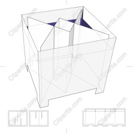 3D Geometric Storage Box