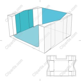 Premium 3D Template for Box Packaging