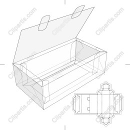 Elegant Box Template for Sweets and Gifts