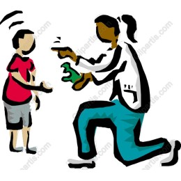 Heartwarming Caregiver and Child