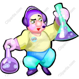 Playful NASA Scientist