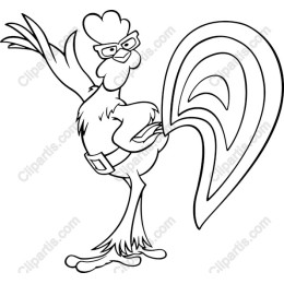 Cheerful Rooster