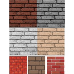  Brick Wall Clipart Set - Bundle